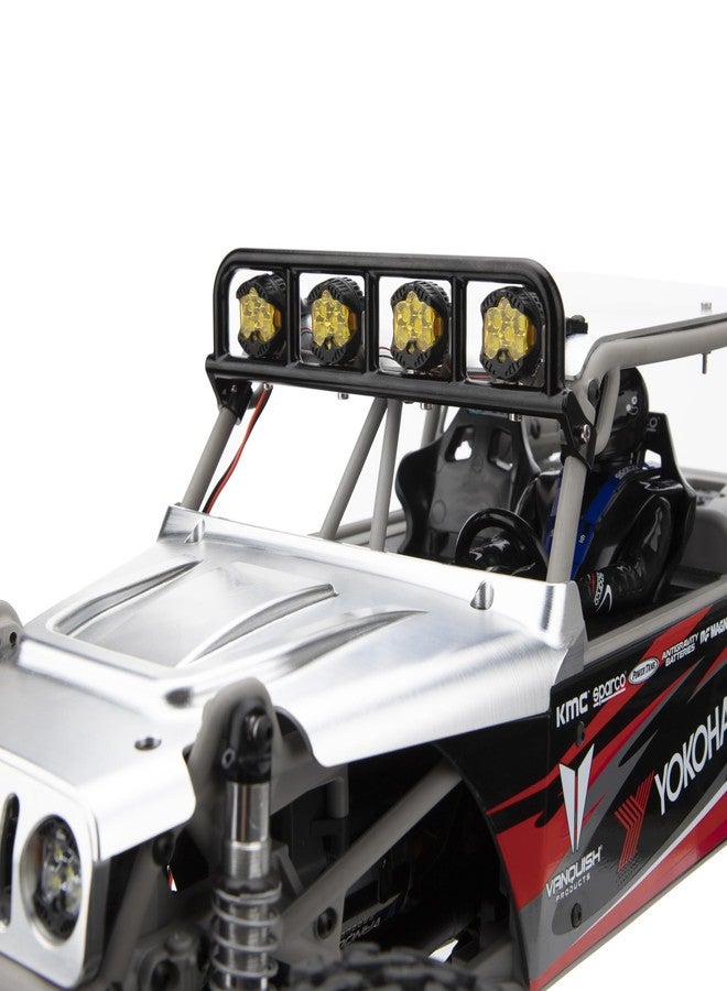 MEUS RACING مجموعة مصابيح MEUS RACING LED للسيارات التي تعمل بالتحكم عن بعد، تشمل مصابيح السقف والمصابيح الخلفية، ومصابيح Vanquish H10 Optic Sparco Yokohama RTR، وقطع غيار مُحسّنة لسيارات الزحف التي تعمل بالتحكم عن بعد بمقياس 1/10. - Image 3